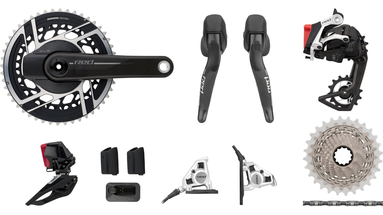 SRAM Red E1 AXS Power Meter HRD FM 2x12-speed 33-46 | bike-components