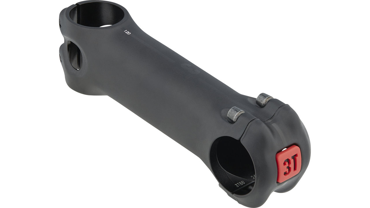 3T Apto Stealth 31.8 Stem: Durable road stem with 6° angle