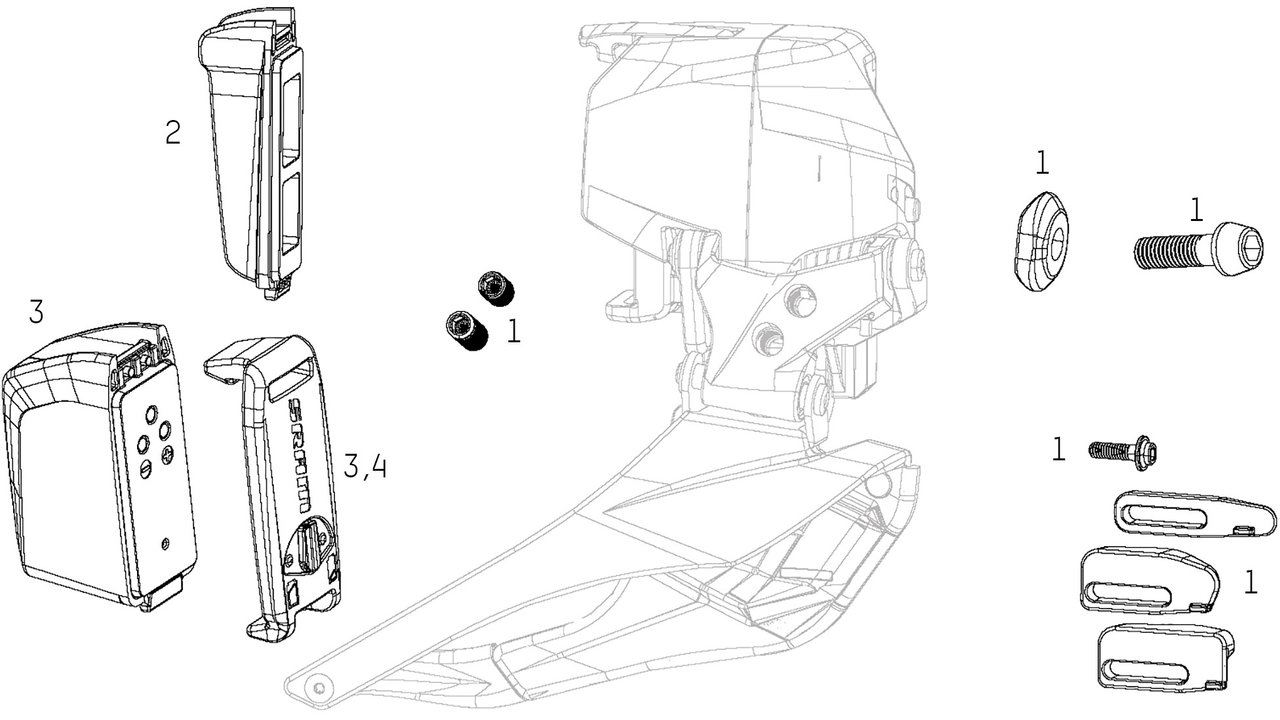 Sram red front derailleur deals