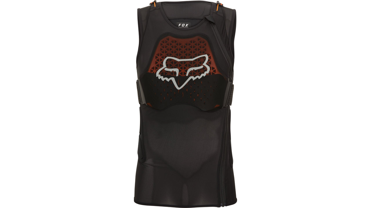 Gilet De Protection Fox Racing Baseframe Pro D3O® - Homme, Protection Dos Et Poitrine Niveau CE - Respirant