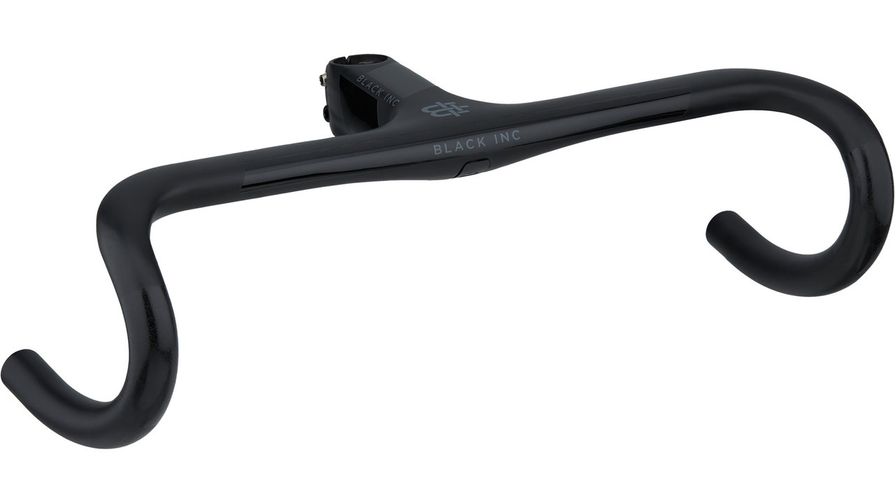 Black Inc Carbon Handlebar Stem Unit aerodynamic cockpit bike components