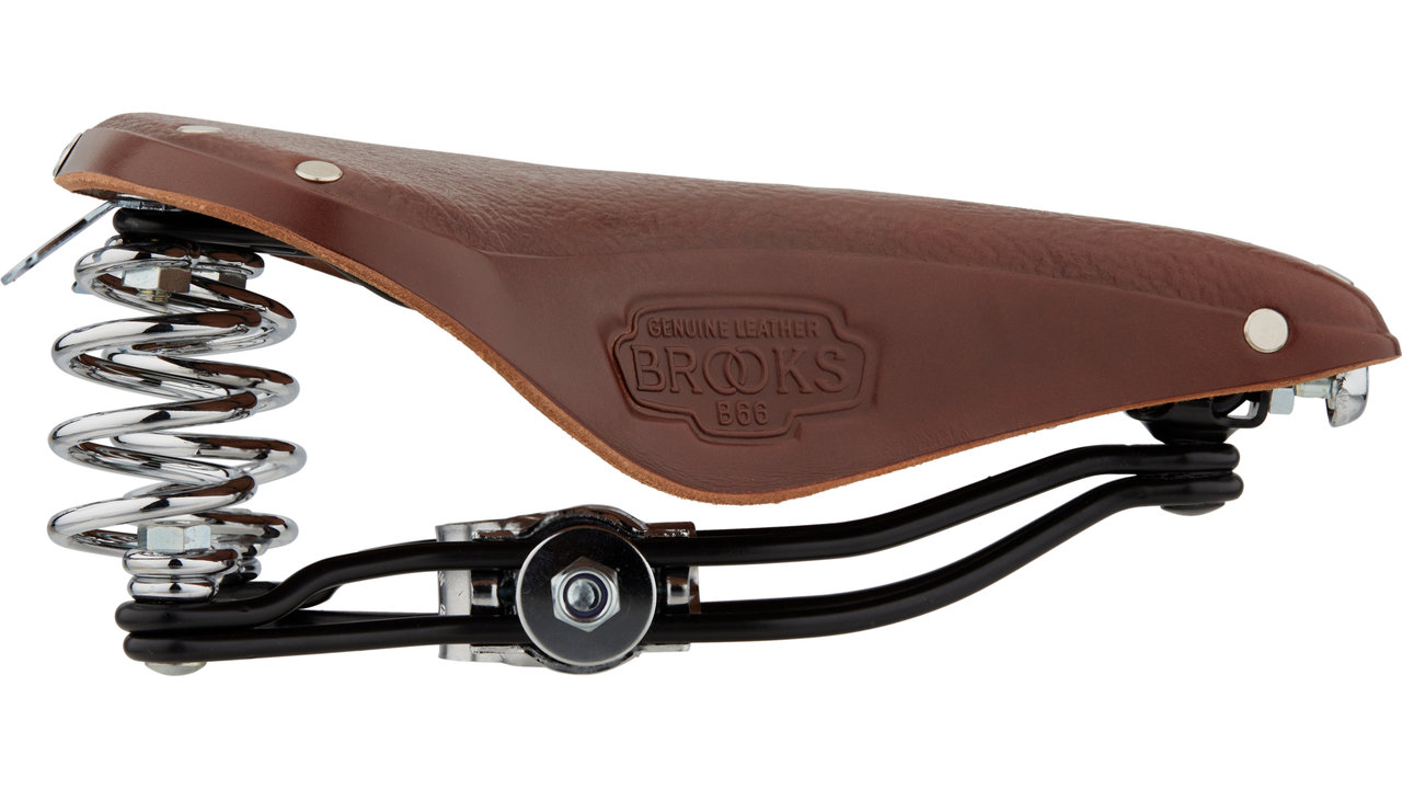 Brooks B66 Saddle: Classic comfort for city & touring | bike