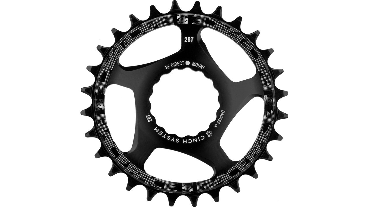 Plateau Race Face Cinch 36 Dents - Noir, Aluminium, Pour VTT 10-12 Vitesses, Montage Direct, Neuf