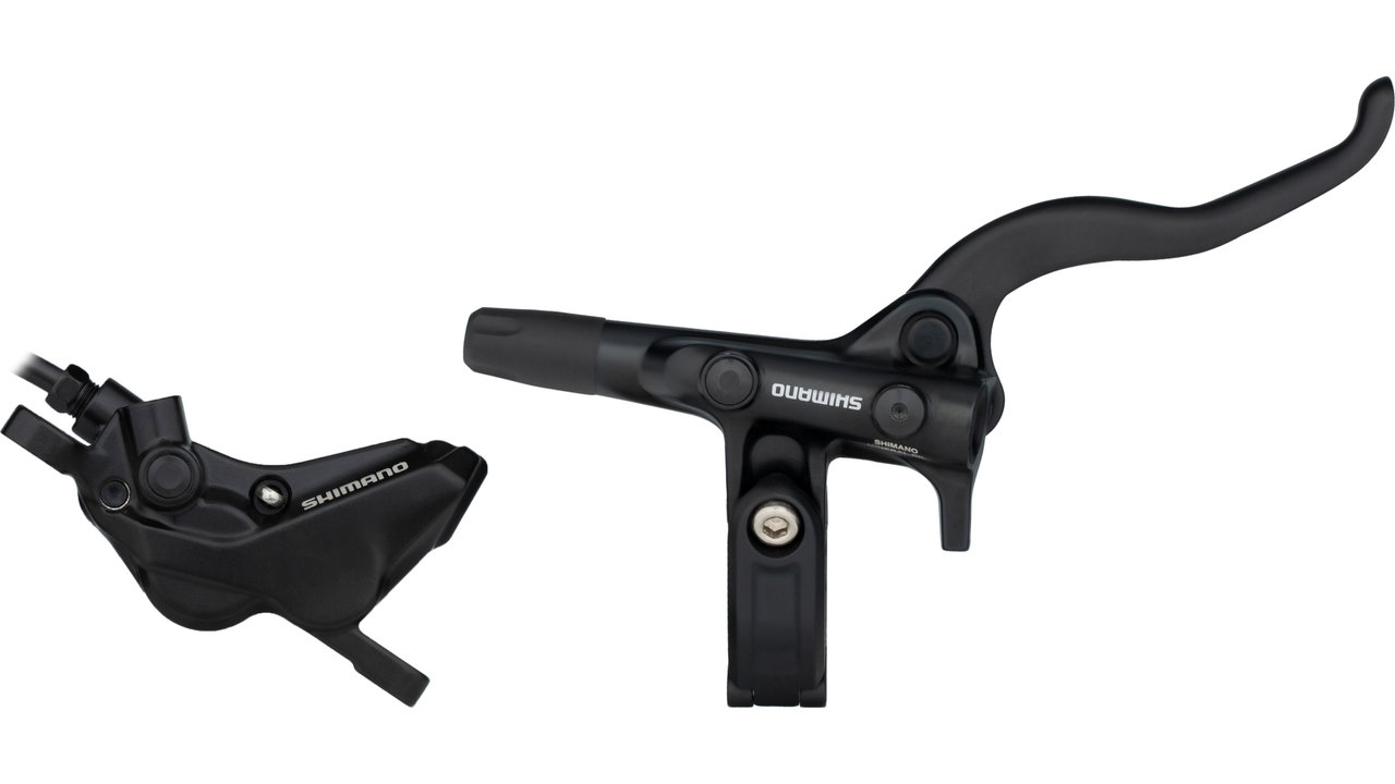 SHIMANO Deore BL-M4100/BR-MT420 Frein à disque et levier avant, hydraulique, plaquettes en résine, gris