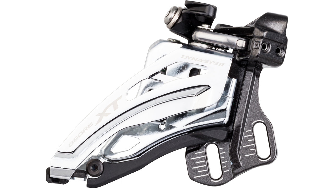 Deragliatore Anteriore Shimano Deore XT FD-M8020-E 2x11 E-Type: Cambiate Preciso E Potente Per MTB