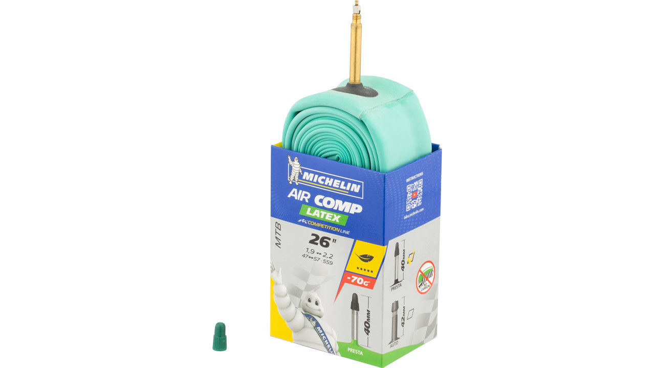 Michelin C4 Aircomp Latex MTB Tube 26