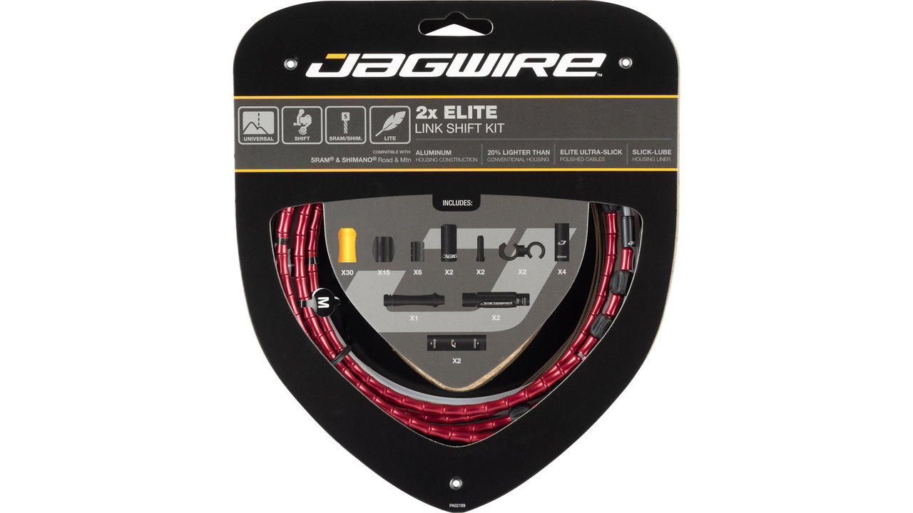 Jagwire 2X Elite Link Shifter Cable Set bike-components