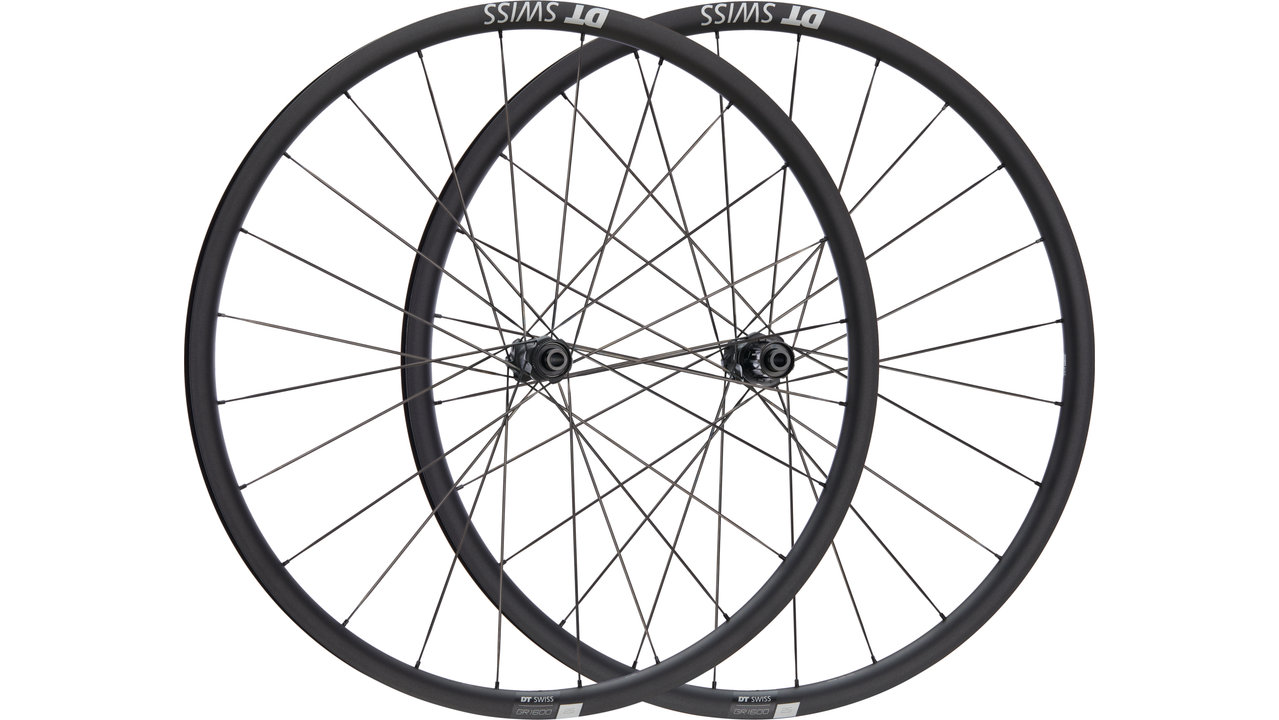 パーツ DT SWISS GR 1600 Spline db 25 DT Swiss GR 1600 Spline 25 Gravel Wheel (Black) (Front