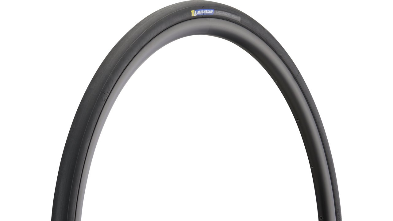パーツ MICHELIN POWER CUP COMPETITION 700x25C Michelin Power Cup Competition 700C x 25 road tyre, Black