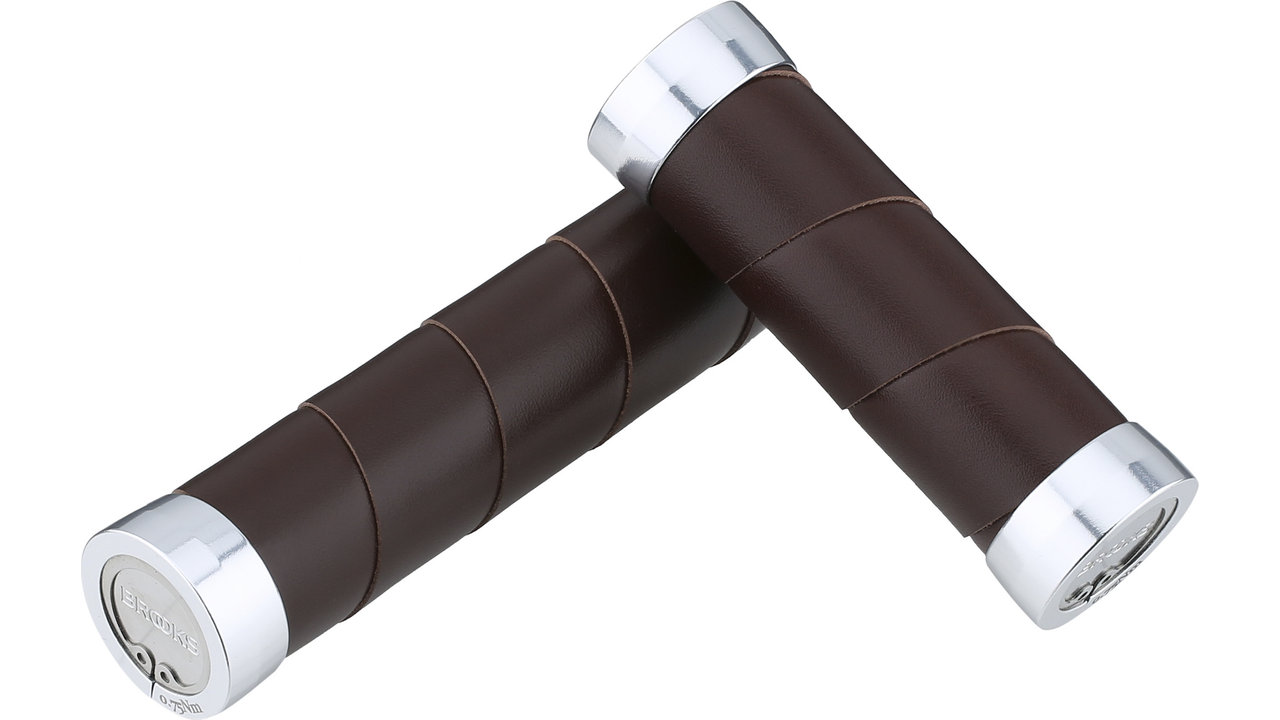 Bike BROOKS* Slender Leather Grip (black) - BLUE LUG ONLINE STORE