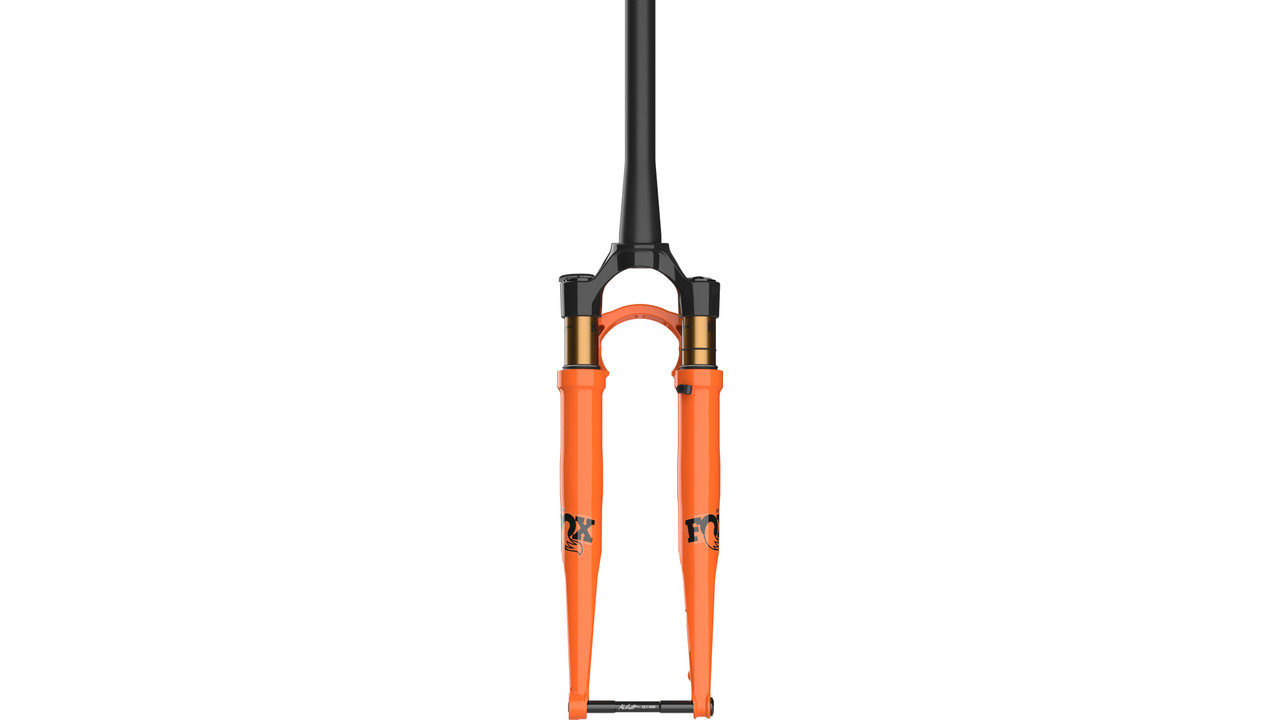 Fourche Rigide Elite En Aluminium Pour VTT 26 Pouces - Fourche Avant, Couleur Orange Rétro