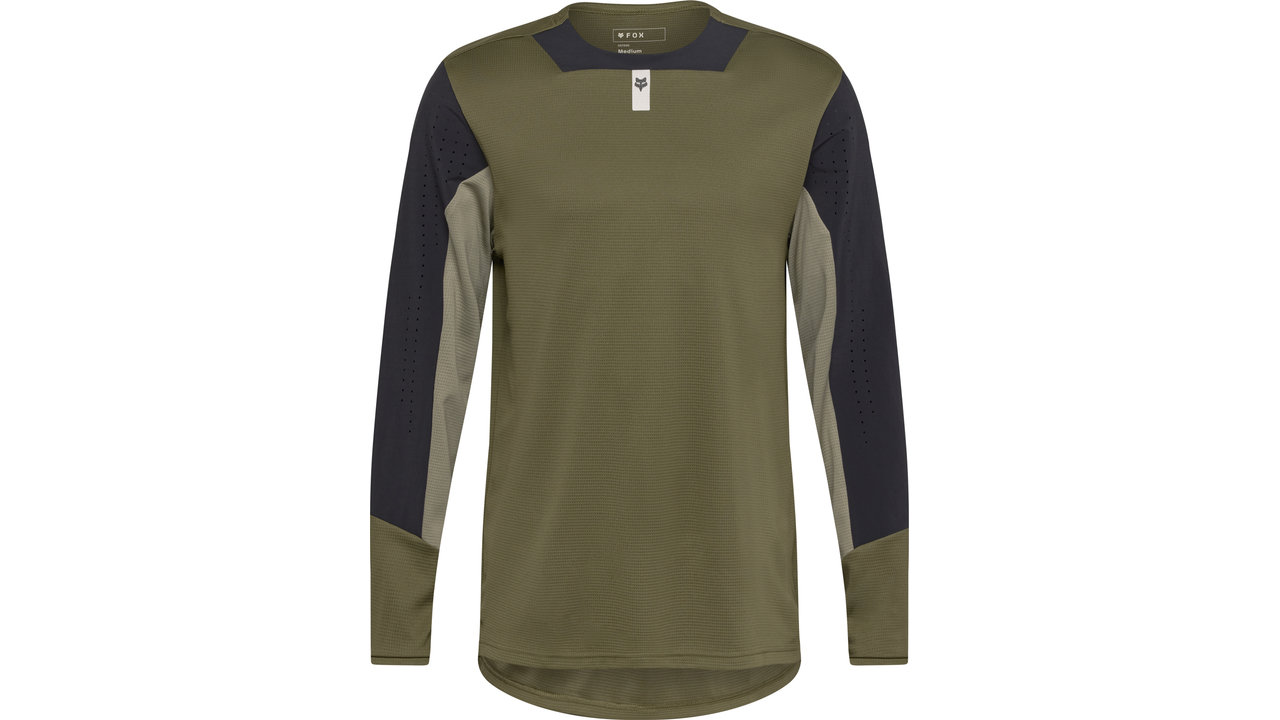 Maillot VTT Fox Defend Head LS – Jersey Manches Longues, Noir, Pour Homme, Descente