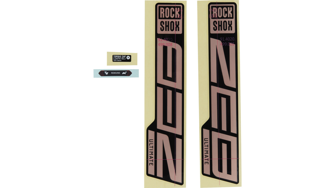 Kit Adesivi Rockshox Zeb Ultimate - Colore Viola, Anno 2021, Nuovi - Foto 5