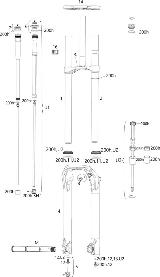 RockShox BoXXer Spare Parts (C1 / 2019) | bike-components