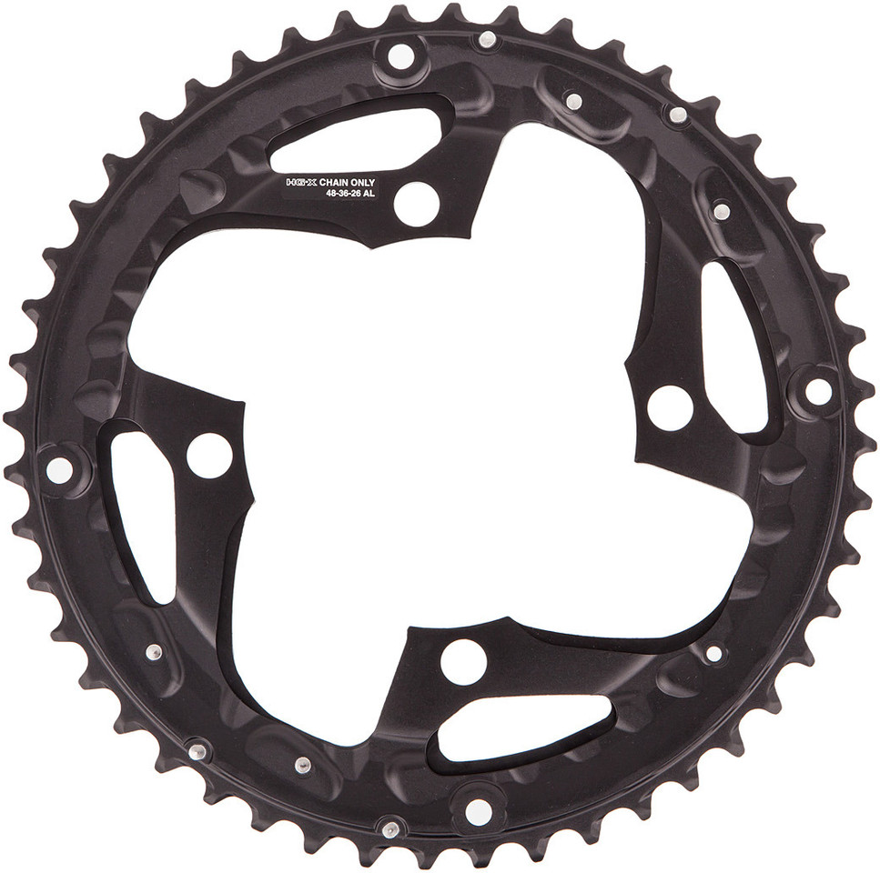 Shimano Fahrrad-Kettenblatt SLX FC-M670 10-fach/3-fach Zähne 24/32/42/48 KSR Shimano Fahrrad-Kettenblatt SLX FC-M670 10-fach/3-fach Zähne 24/32/42/48 KSR