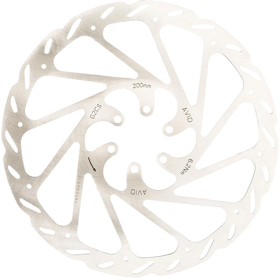 NEW Avid G2 CleanSweep MTB Disc Brake Rotor Retail Pack 180 mm 6 Bolts 7" 