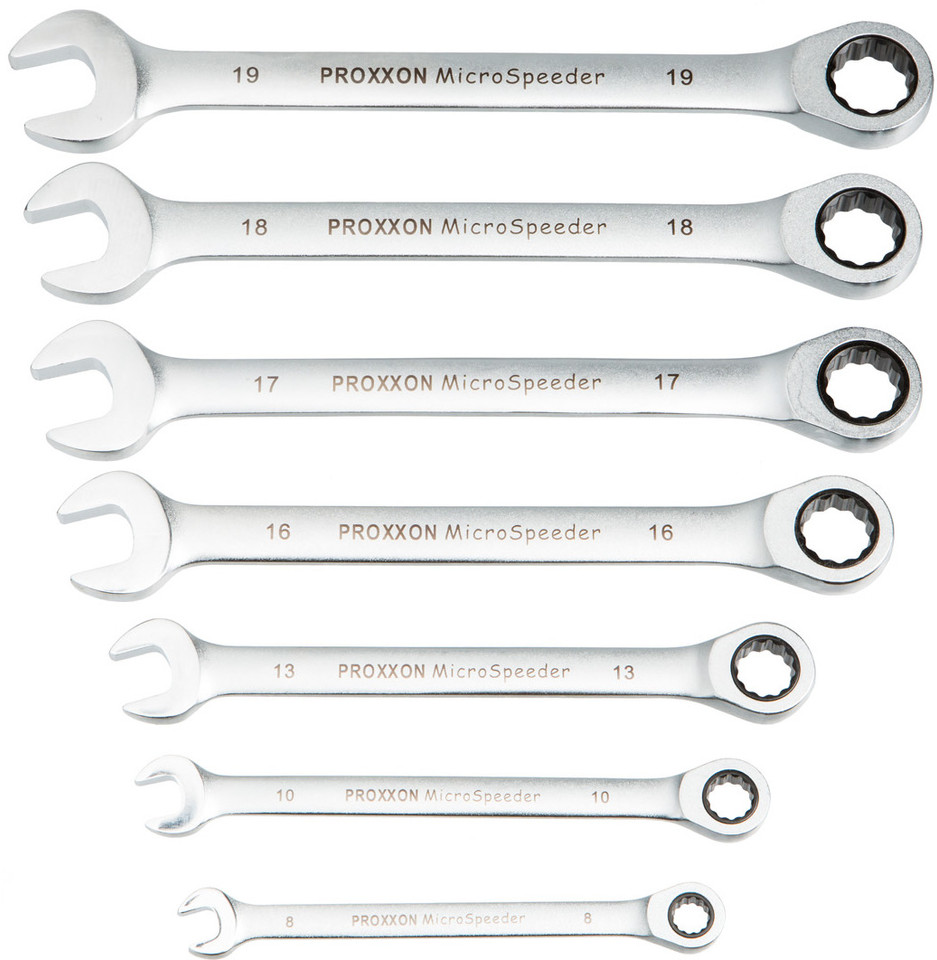 MicroSpeeder Ring Spanner Set 7 Piece Proxxon 23275 MicroSpeeder Ring Spanner Set 7 Piece Proxxon 23275