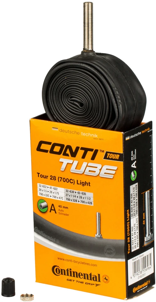 CONTINENTAL SCHLAUCH Tour all 28 1.25 1.75 SV 42mm Sclaverand Ventil Fahrrad NEU 