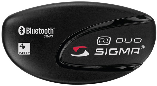 Sigma Sport R1 Duo Ant+/ Bluetooth Smart Heart Rate Transmitter with Comfortex Strap