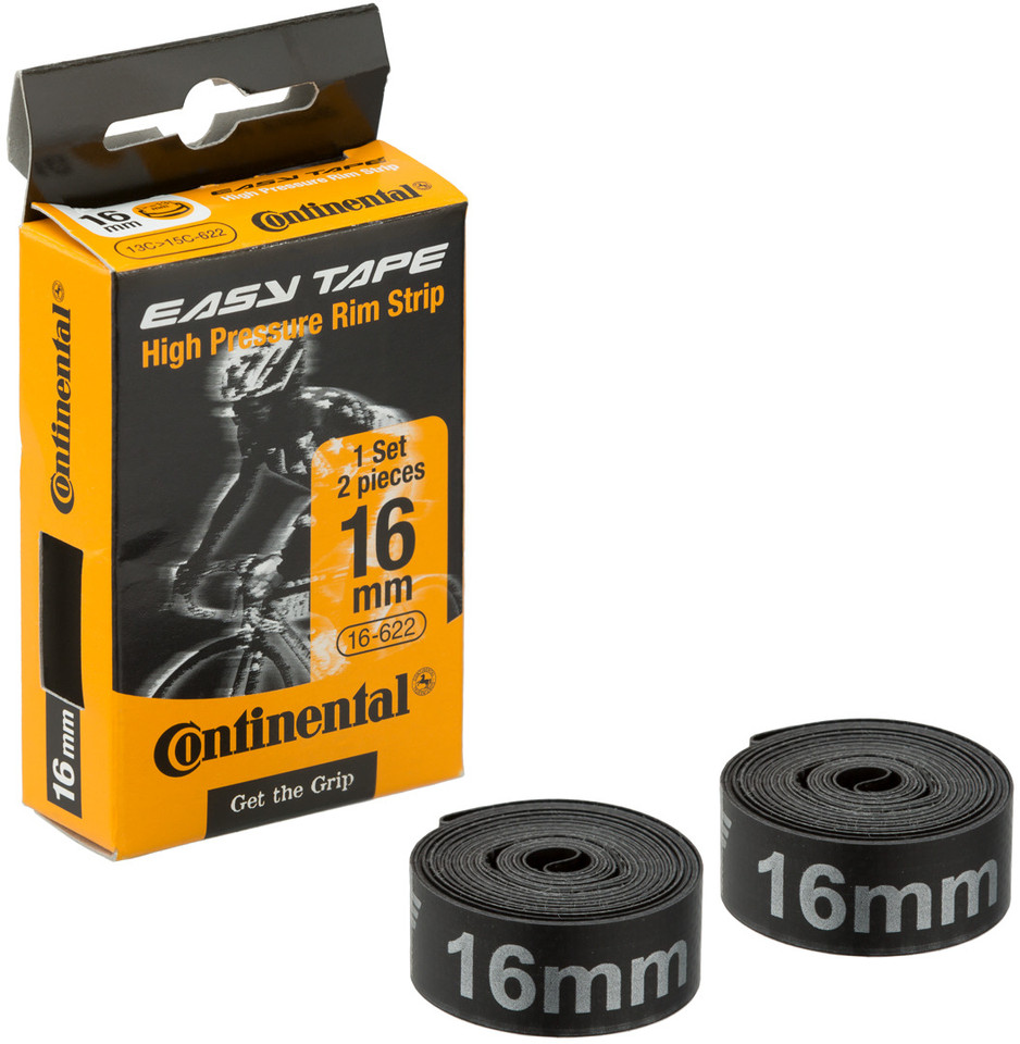 fit 16-23mm 2 CONTINENTAL EASY TAPE Clincher High Pressure Rim Tape 16mm TWO 