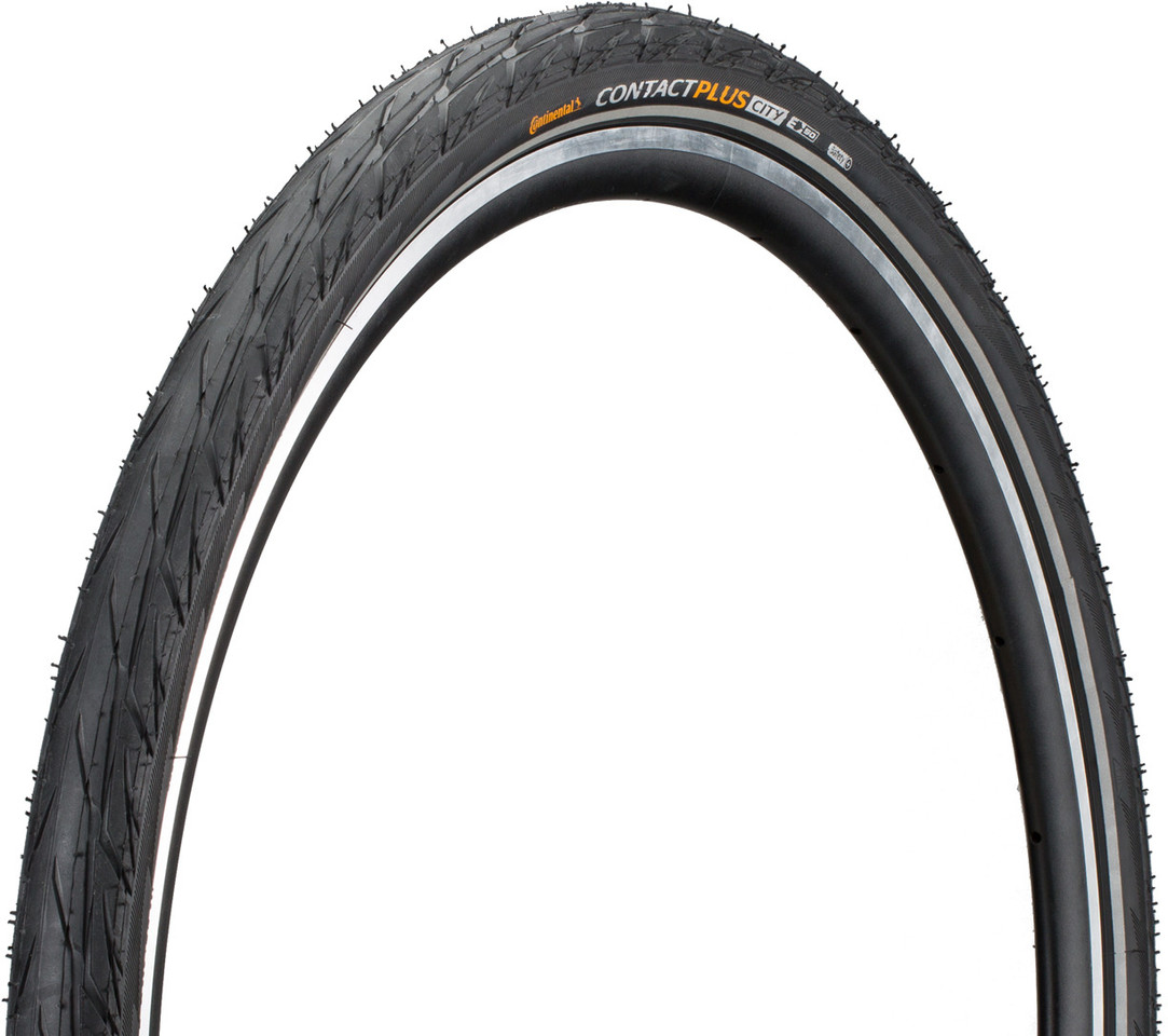 Continental Contact Urban Reifen 62-622 (28x2,50) – Mit Reflektorstreifen, Pannenschutz