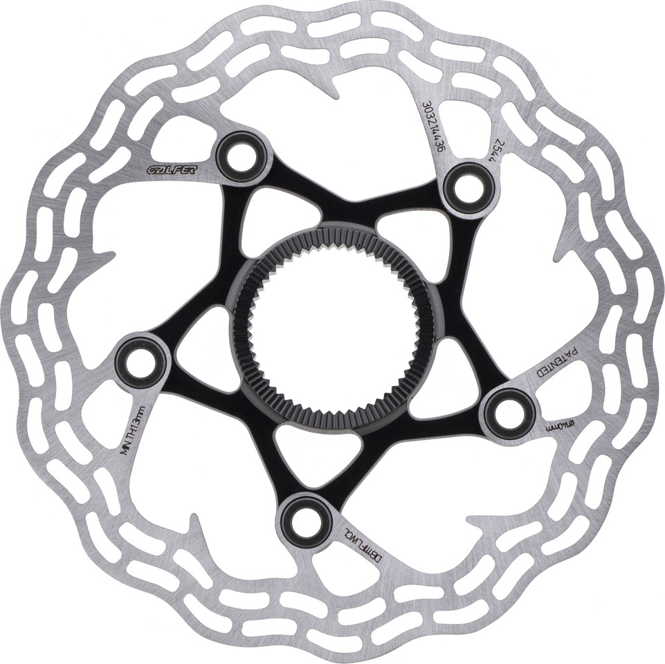 GALFER Two-Piece Disc Shark Road Center Lock Brake Rotor - bike-components
