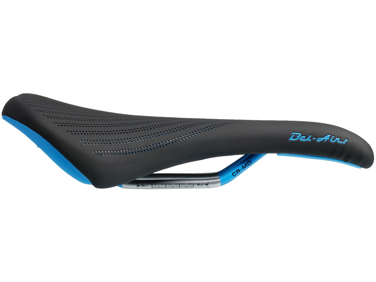 Selle Vélo Bel-Air RL Acier Noir/vert - Rails Ronds - Pour Adulte Unisexe - Confort Rétro - Poids 324g