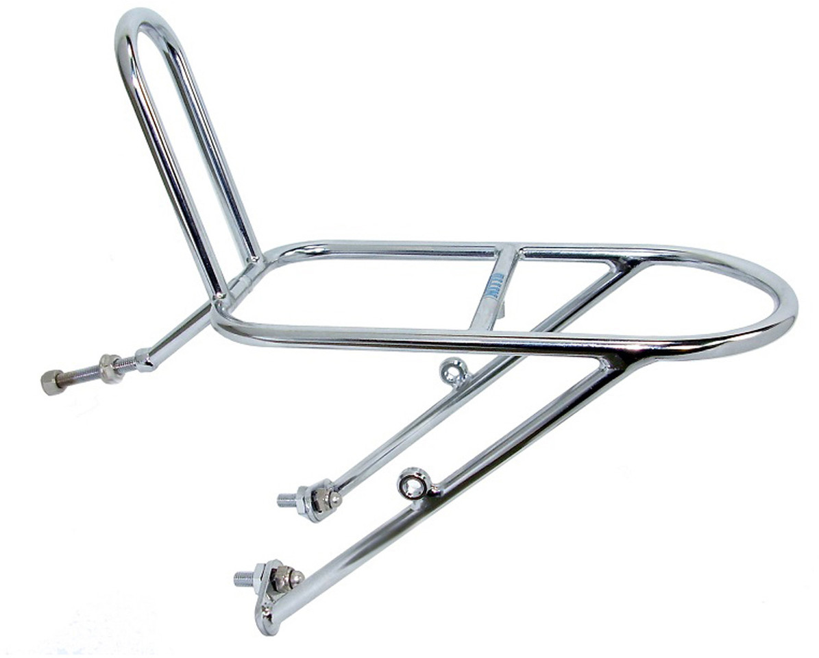 Nitto M12-2cp Bicycle Carrier Front Rack Silver for 26/27 Steel MAXIMUM Load 5kg for sale online 
