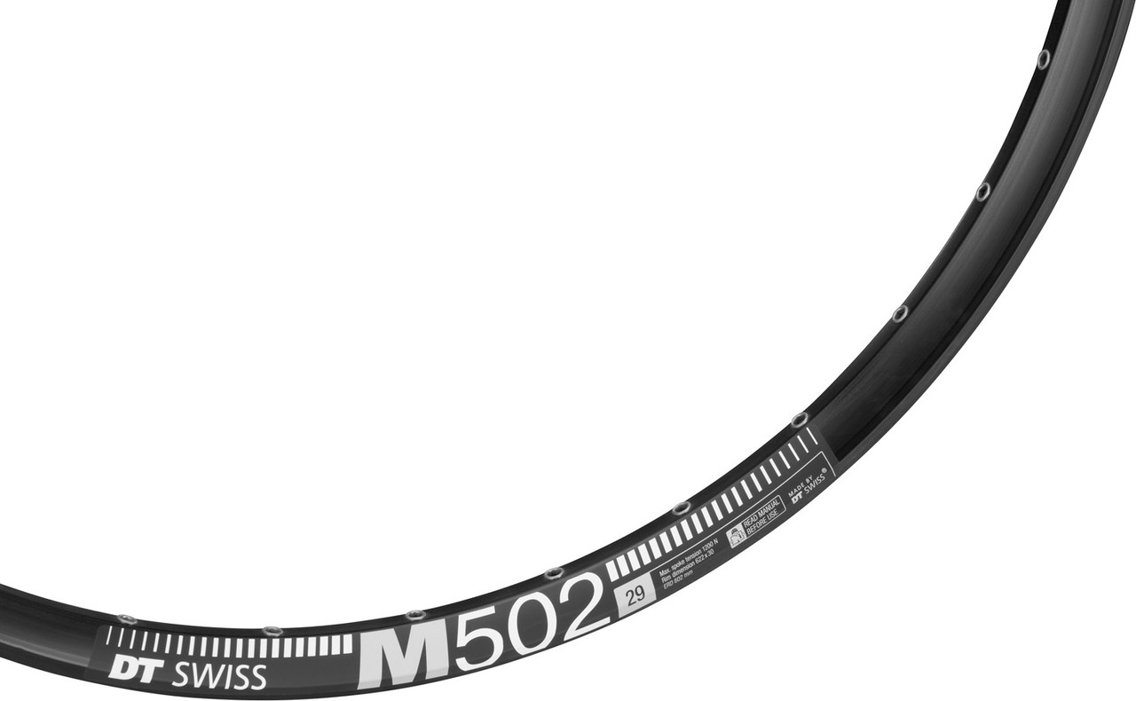 DT Swiss M 502 29 Tubeless Ready jante Disque 28 h noir