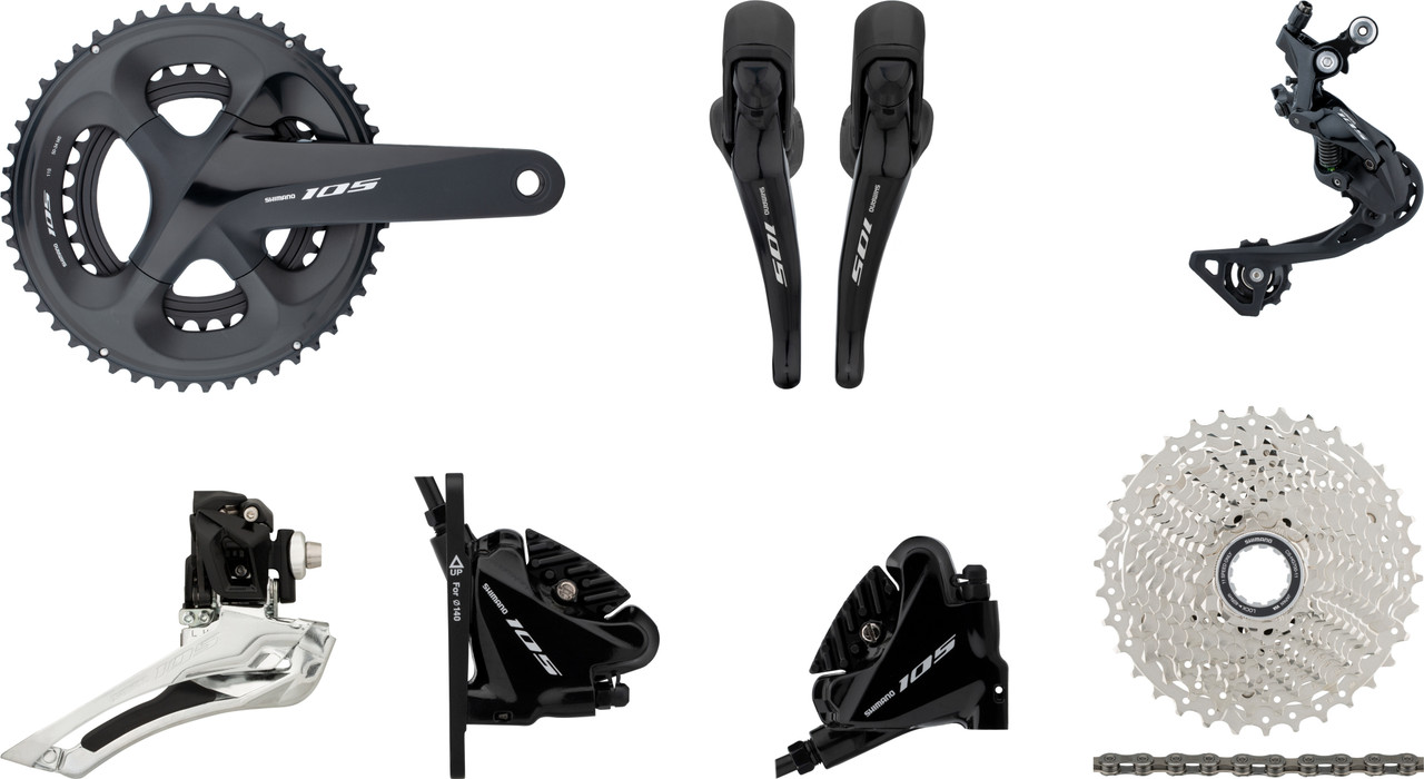 Shimano 105 R7000 2x11 Disc Brake Groupset | bike-components