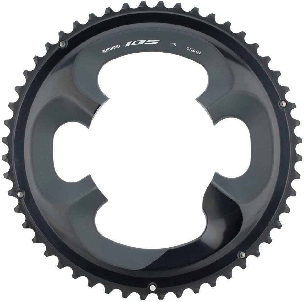 Shimano 105 のチェーンリングって、Shimano Claris のクランクと互換