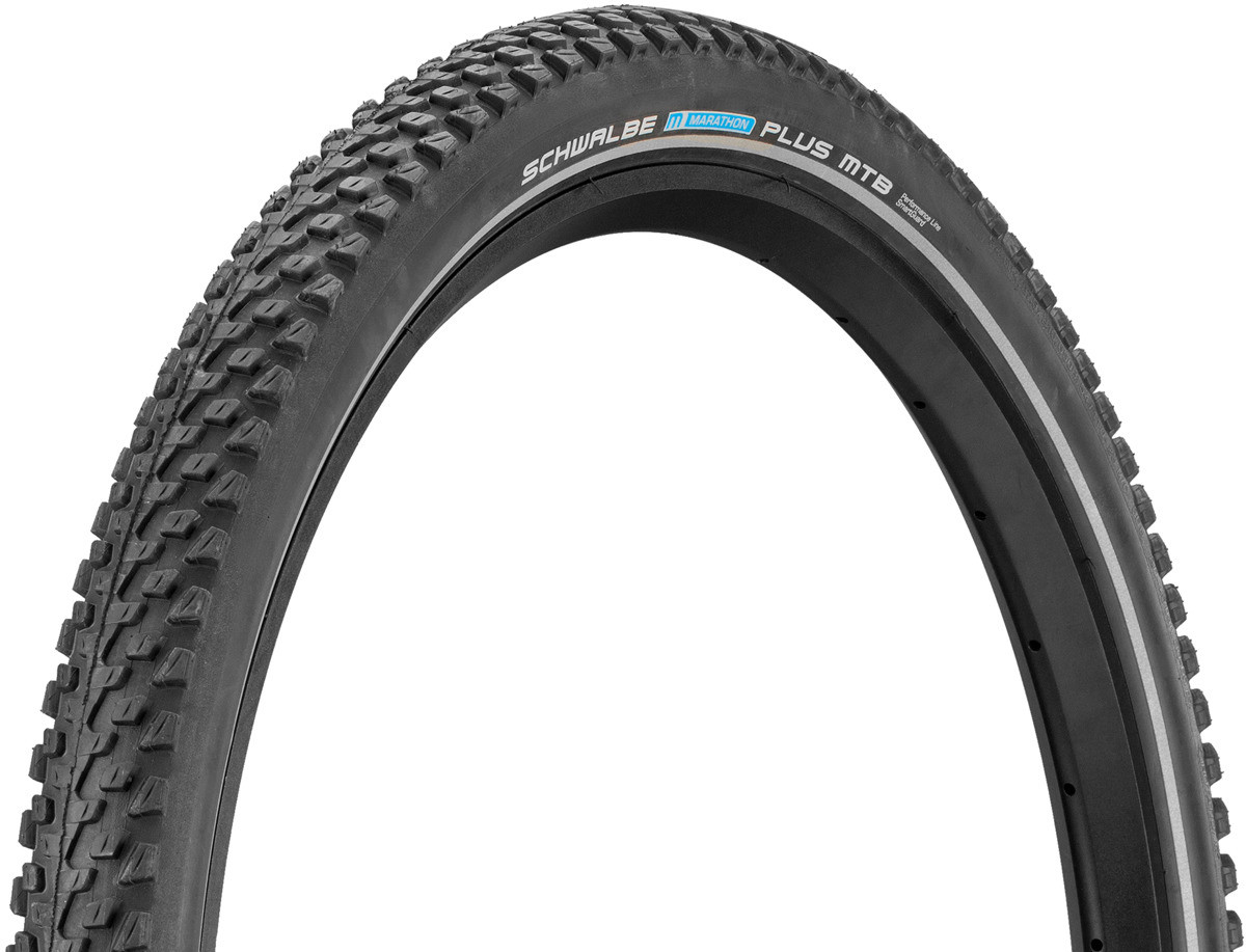 ballon boog optocht Schwalbe Marathon Plus MTB Performance 26" Wired Tyre - bike-components