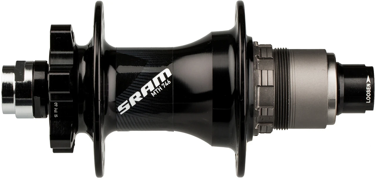 SRAM 746 X7 6-Bolt Disc 32H 12x148mm Boost Rear Hub with XD 11/12 Speed 