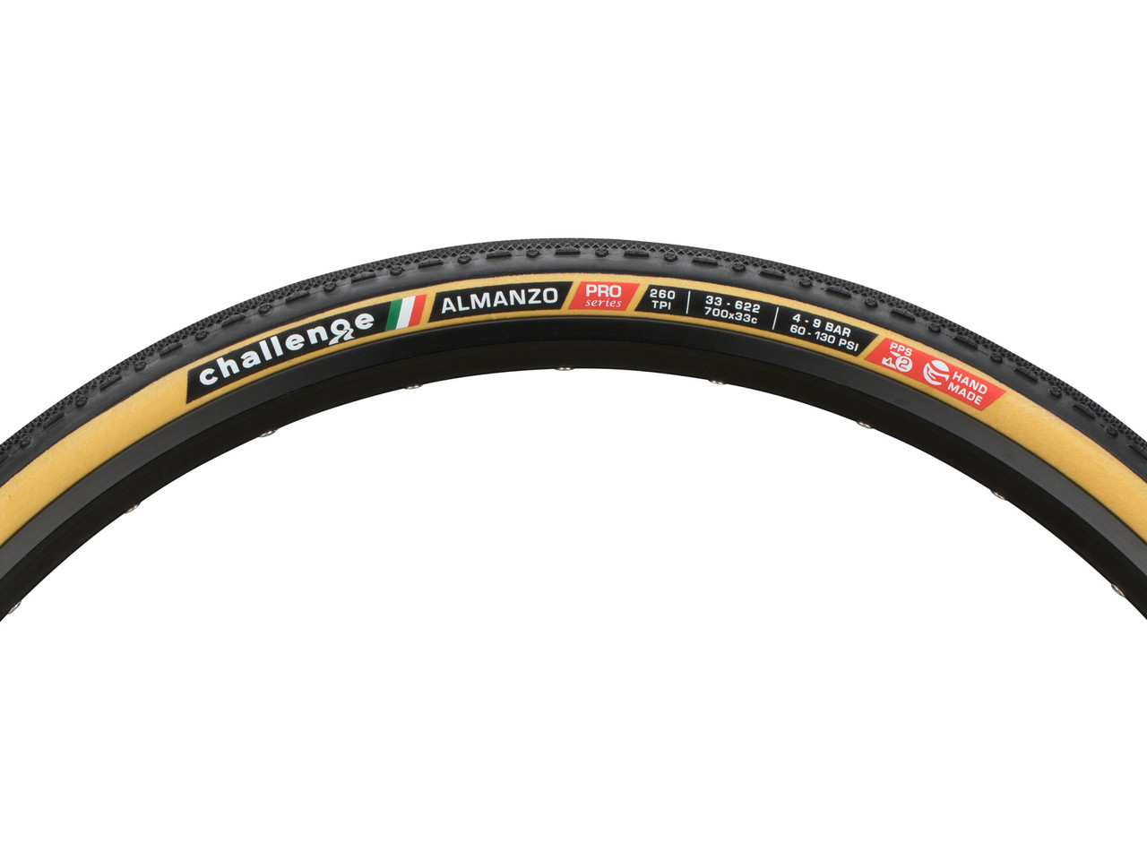 Challenge Almanzo Gravel Reifen – 700 X 33 Mm, Mit Anti-Reifenpanne-Schutz, Aus Baumwolle & Polyamid