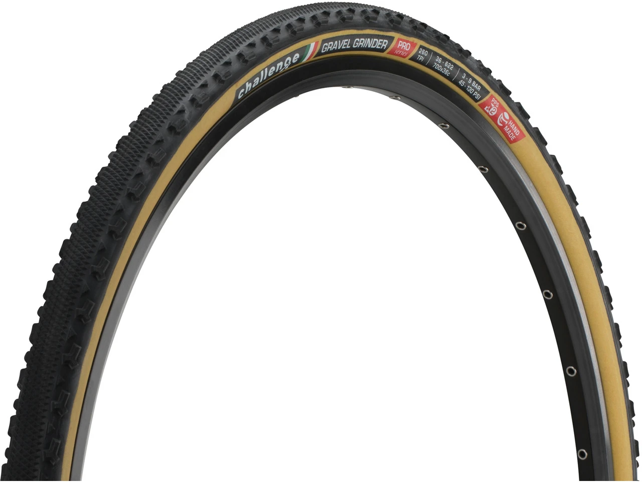 Challenge Gravel Grinder Pro TLR 700x33 Pair Black/Tan 