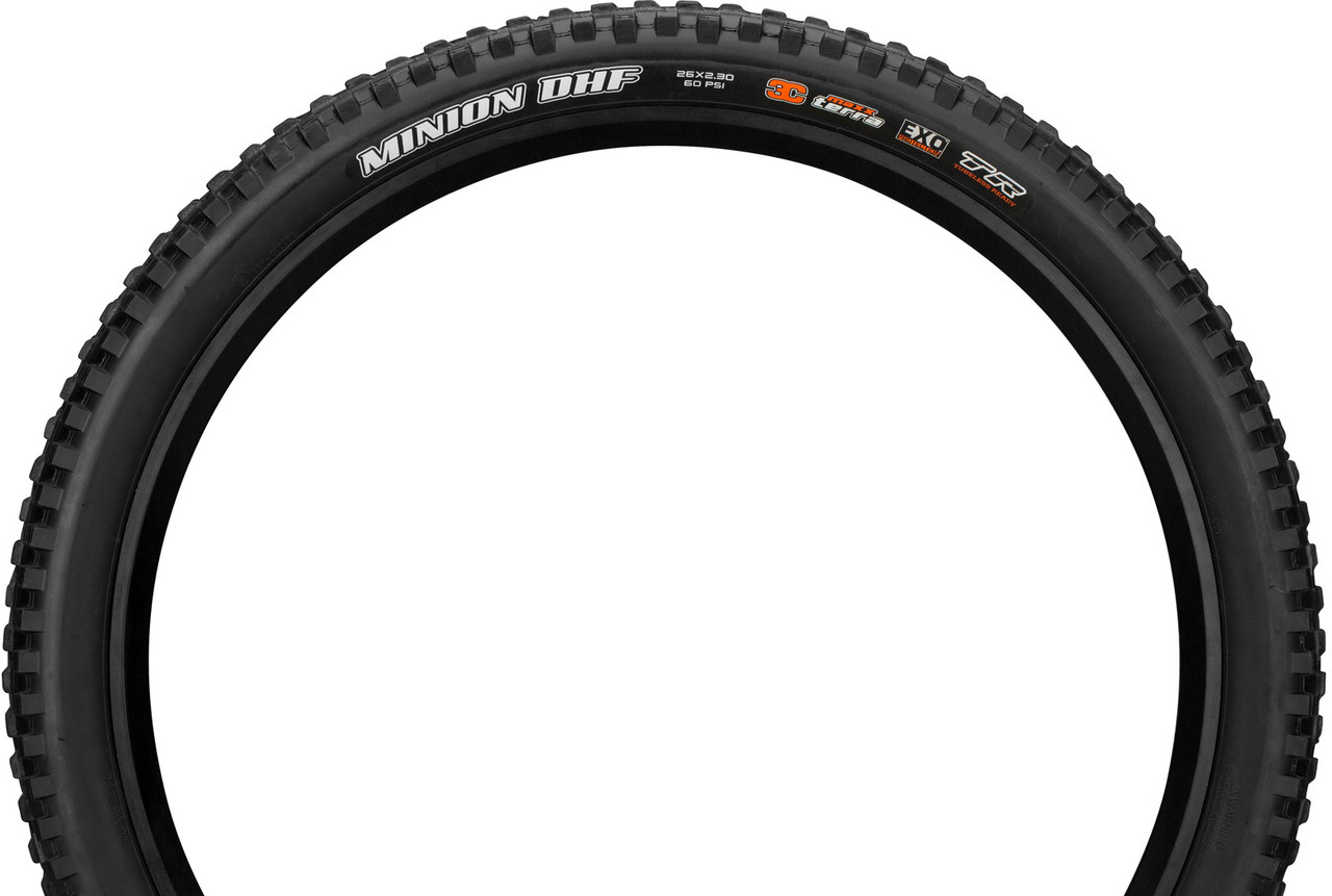 TR tyre Maxxis Minion DHF 26 x 2.30 60 TPI Folding Dual Compound ExO