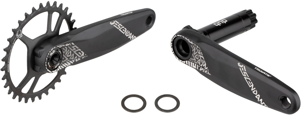 Pédalier Vélo Truvativ Descendant 6k Aluminium - Compatible Eagle Boost 170 Mm - Tasse Non Incluse - Neuf