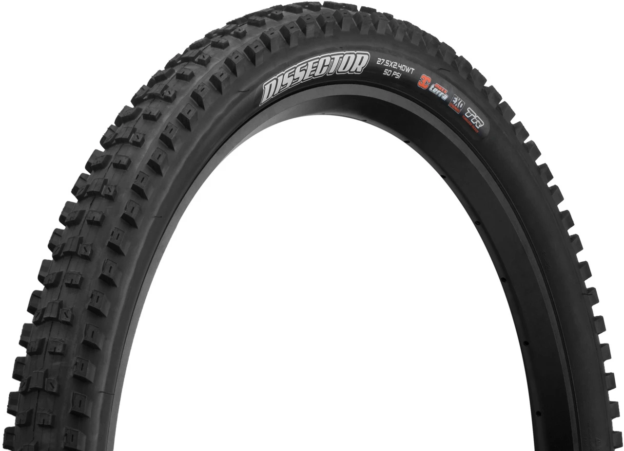 27.5 X 2.4 Tubeless Folding BLK 3c MaxxTerra EXO TR for sale online Maxxis Dissector Tire 