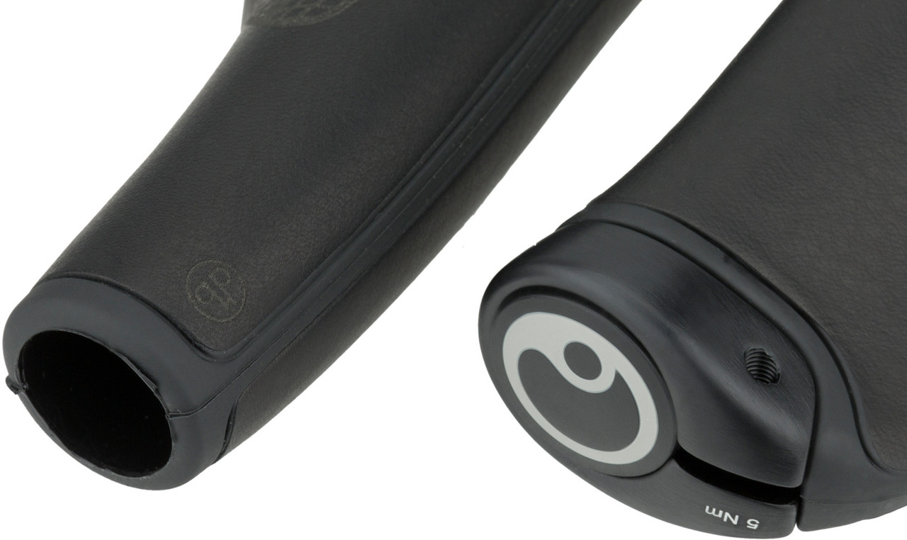 Grips Ergon grips GP1 BioLeder black black clamps Handlebars, Headsets