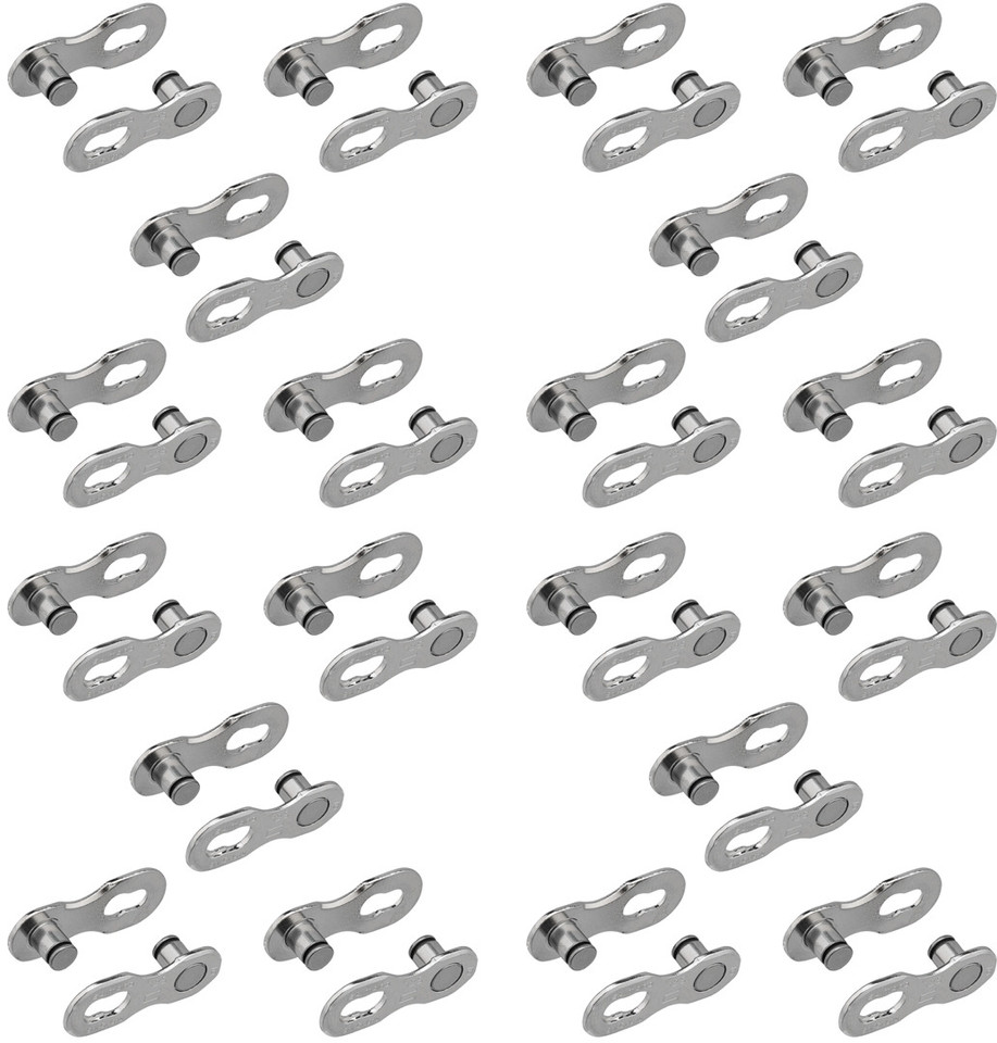 thumbnail interactive-video image 1 of Shimano SM-CN910 12-Speed Quick Link – 2 Pair, M6100/7100/8100/9100 Compatible, Silver 1 of 3