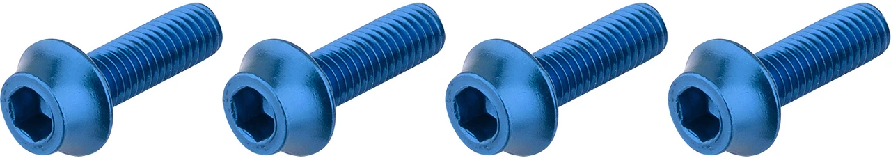4 Titanium M5 x 12 mm Halter Torx Kopf Bolt Schraube für Fahrrad Wasser Flasche Käfig
