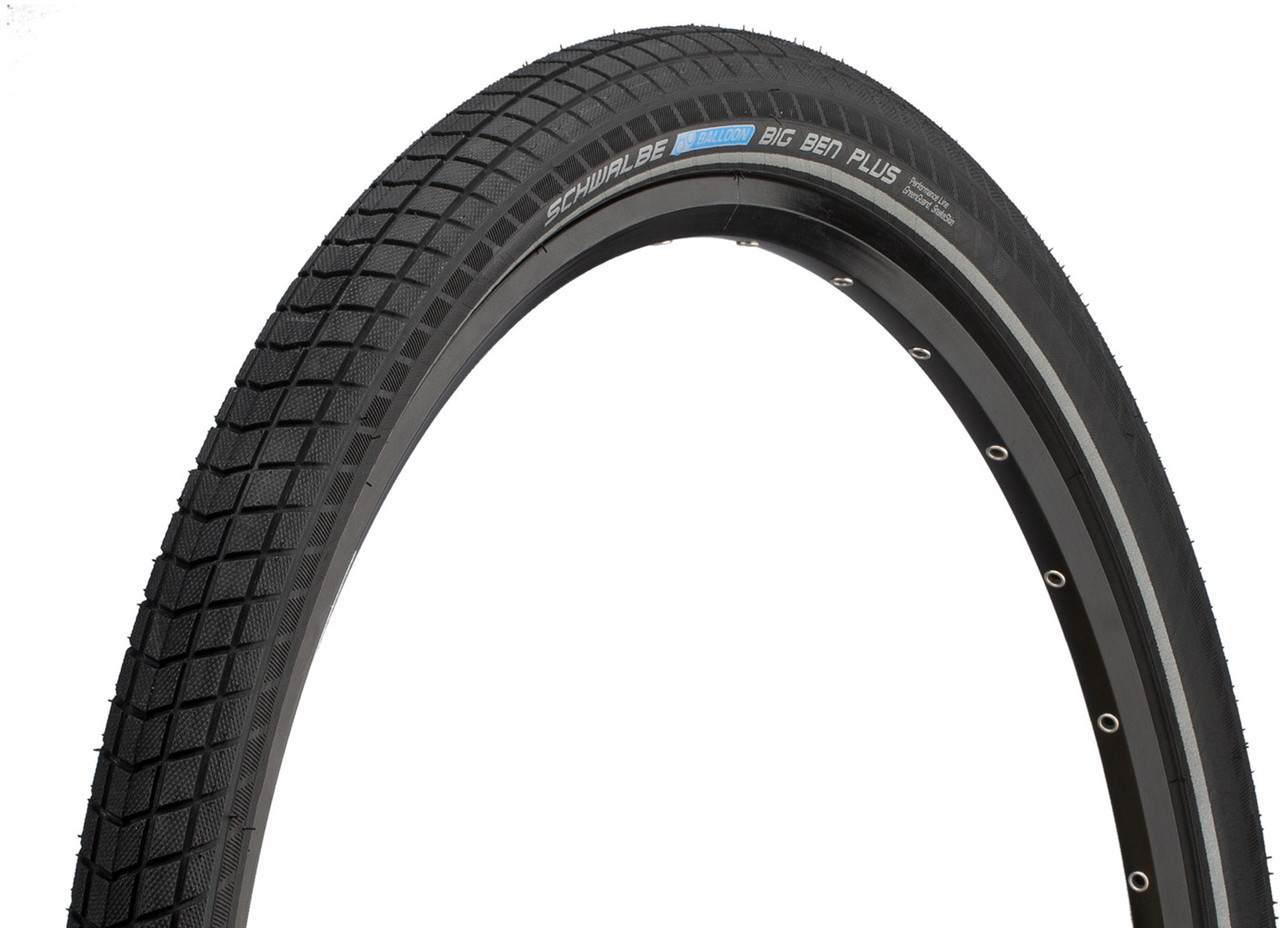 1 x Schwalbe Big Ben Cycle Rigid Tyre With Active K-Guard 27.5 x 2.0 Black 