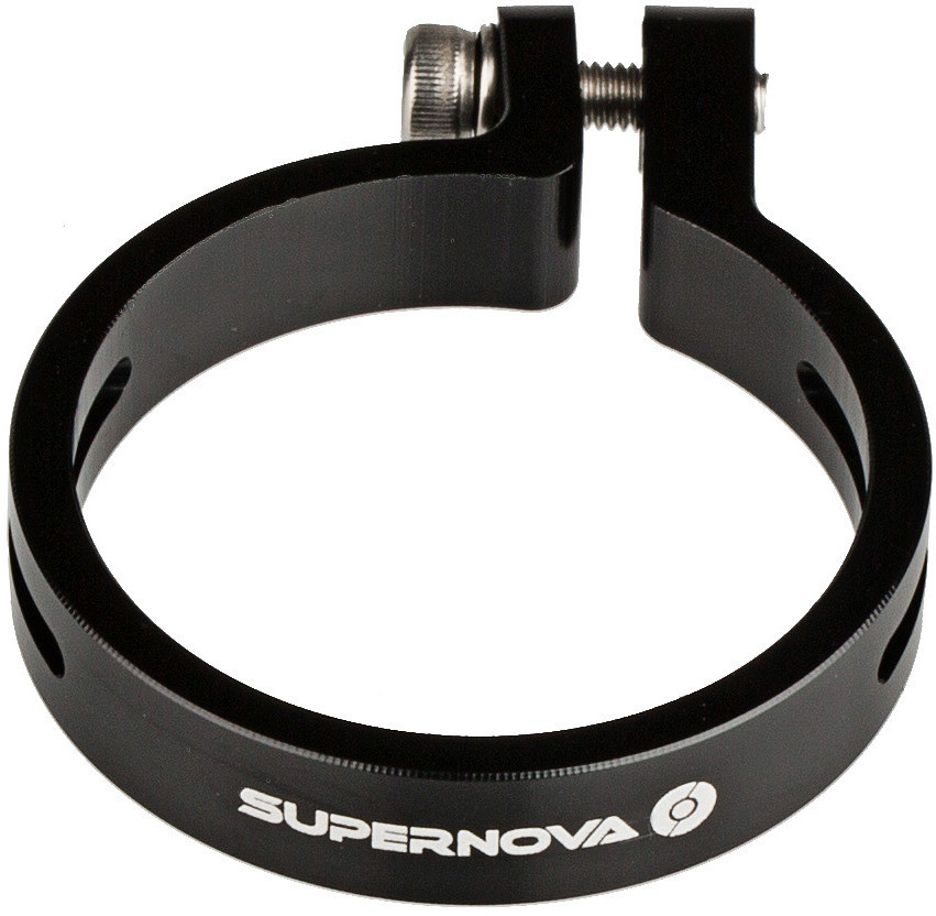 Supernova Seat Post Clamp 31,6mm Tail Light Silber Fahrrad Rücklicht Stütze E3 
