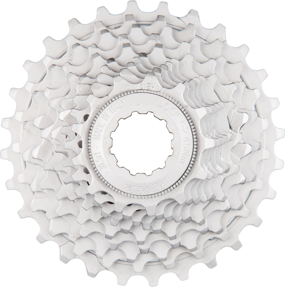 Cassette Miche Primato 10 Vitesses - Compatible Shimano - Rapport 13/30 - Argent - Neuf