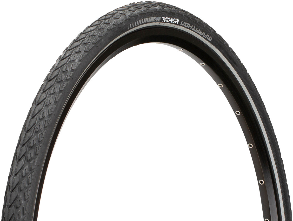 700 x 35c, Black/Reflex Schwalbe Marathon Supreme Tubeless Bike Tire 