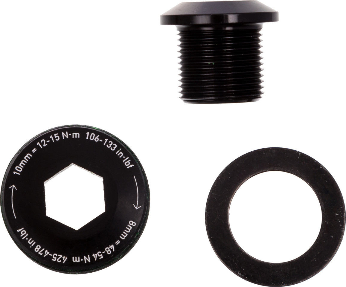 Selbstziehende Kurbelschraube M15/M22 Für SRAM GX G1000 – Aus Aluminiumlegierung, Schwarz