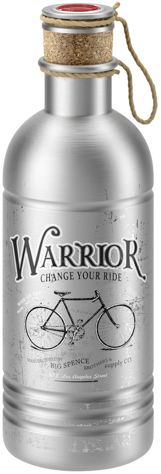 Elite Trinkflasche L'Eroica, 600 Ml Aluminium: Klassische Silberne Fahrradflasche – Ideal Für Sport & Outdoor