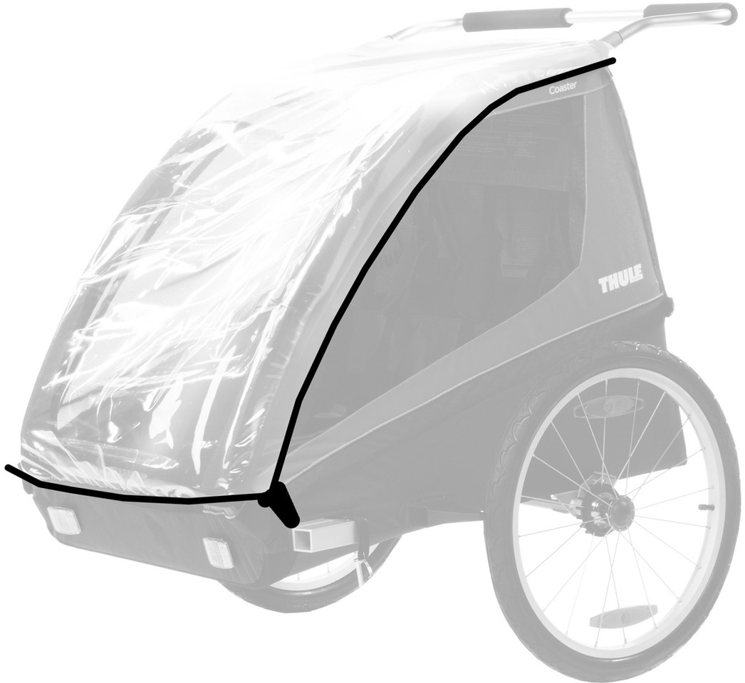 Thule Rain Cover for Coaster XT - bike 