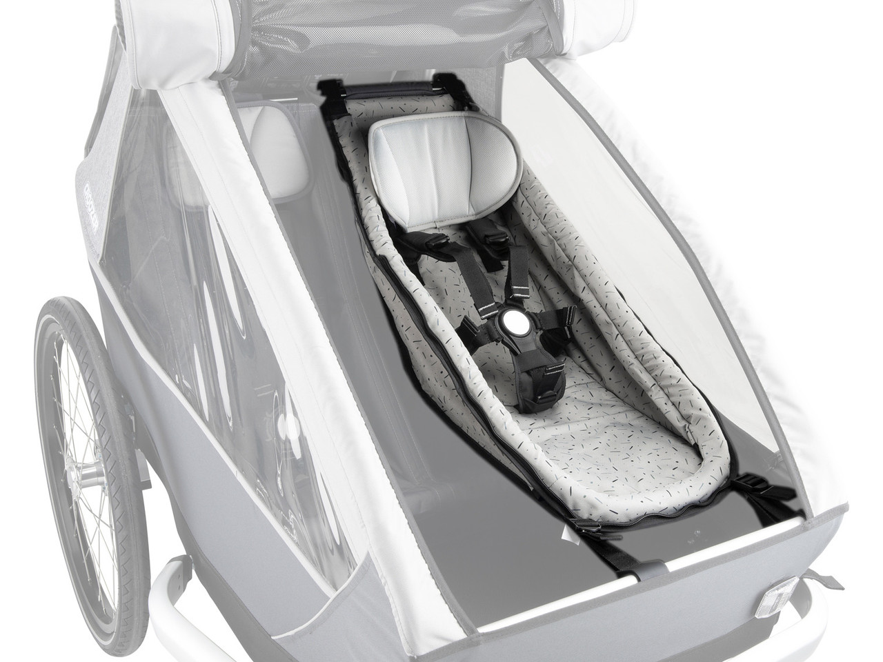 baby seat bike trailer