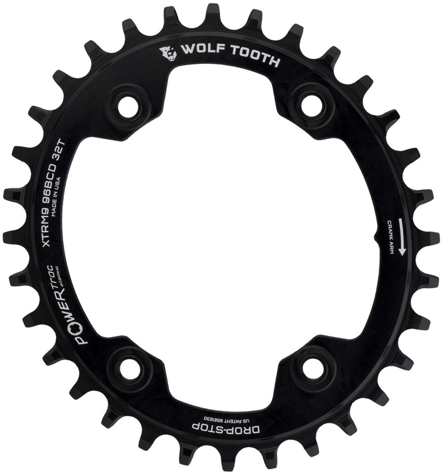 Elliptical 110 BCD Asymmetric 4-Bolt For Shimano Cranks – Wolf Tooth